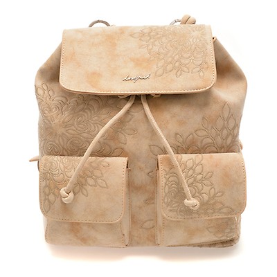 Rucsac DESIGUAL bej, SAKP40, din piele ecologica