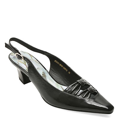Pantofi eleganti EPICA negri, 3F3761, din piele naturala lacuita
