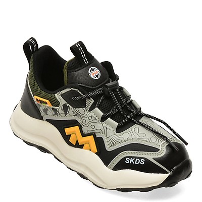 Pantofi sport SELECTION KIDS gri, W986, din piele ecologica