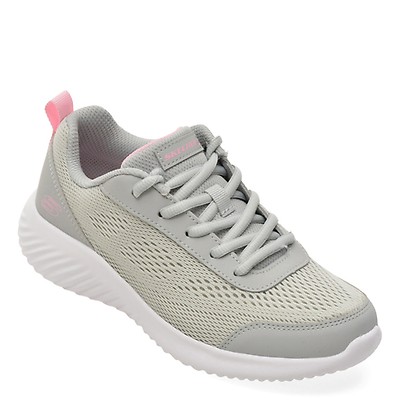 Pantofi sport SKECHERS gri, BOUNDER, din material textil