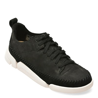 Pantofi sport CLARKS negri, TRIGENIC 2 FLEX, din nabuc