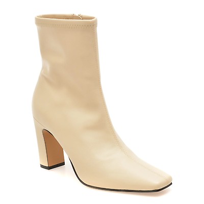 Botine ALDO bej, CYBELE 108, din piele ecologica