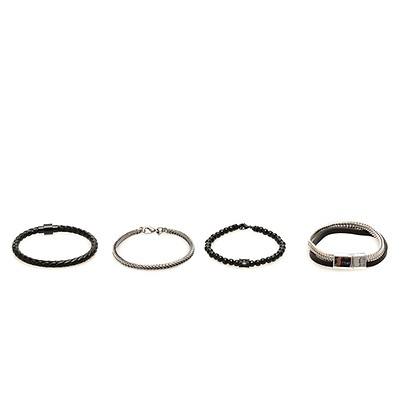 Bratara ALDO neagra, DANNIELL 971, din piele ecologica