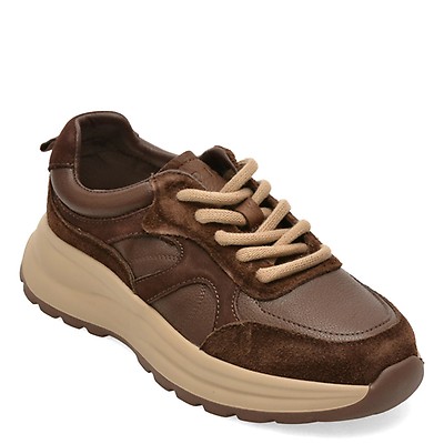 Pantofi sport EPICA maro, 9008, din piele naturala