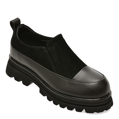 Mocasini EPICA negri, M1196, din piele naturala