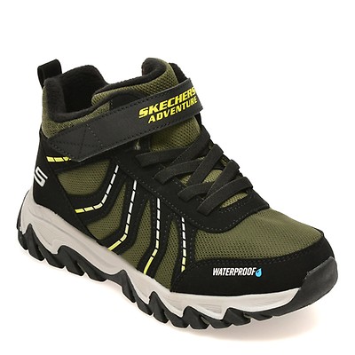 Ghete SKECHERS negre, RUGGED RANGER, din material textil