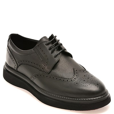 Pantofi eleganti OTTER negri, BR4504, din piele naturala