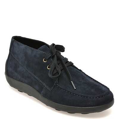 Ghete GEOX bleumarin, U66HLA, din piele intoarsa