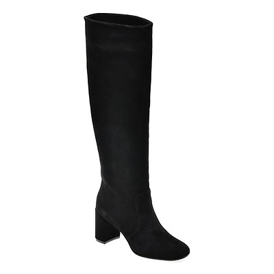 Cizme ALDO negre, SELINE 001, din piele intoarsa