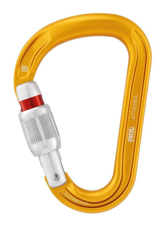 Ncheli Lot De 2 Mousquetons Escalade 25kN – Mousquetons Inox O à Vis – 5600 Lbs – Alpinisme, Rappel, Hamac, Chien
