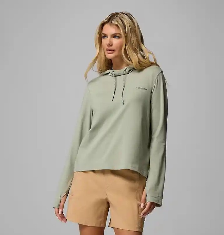 Pull Columbia PFG Noir Femme Taille L – Chemise Longue UPF 35 Pour Pêche Et Outdoor