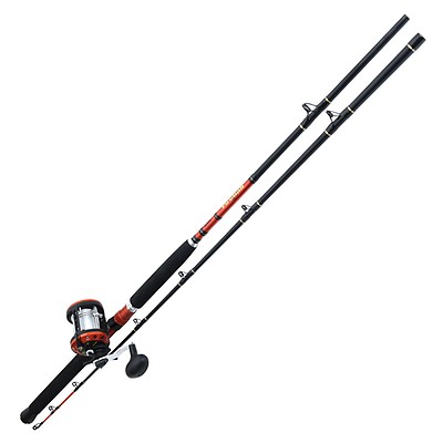FLADEN Fission Blue Combo Boat Rod 180cm/210cm Multi Role With String Beginners 