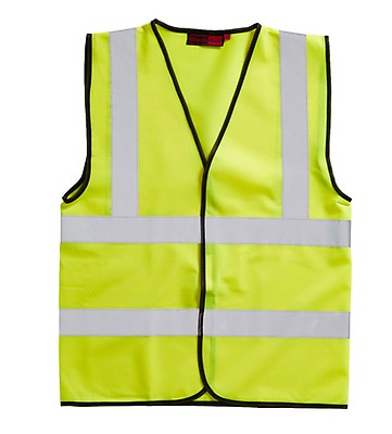 10 x Blackrock Yellow Hi Vis Vest High Viz Visibility Waistcoat Safety 80300 