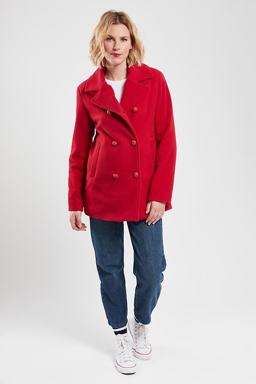 Short duffle coat - wool