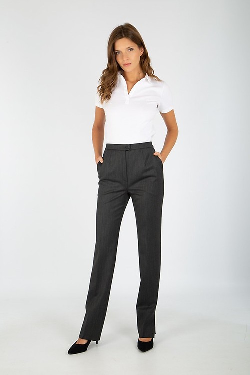 Pantalon taille élastique femme, en coton et lin - Armor-Lux
