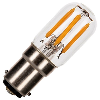Skiën Bereiken Vijfde Bailey Buislampje | LED Filament | Ba15d Bajonetfitting 2,5W | Dimbaar
