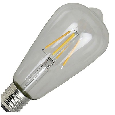 vruchten Stroomopwaarts focus Bailey | LED Edison Lamp Waterdicht IP65 | Grote fitting E27 | 4W (vervangt  32W) Goud