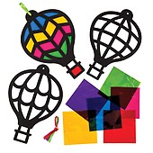 Hot Air Balloon Pom Pom Art Kits (Pack of 5) Craft Kits