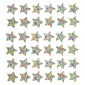  Baker Ross - E8898 Mini Self Adhesive Acrylic Gems (Pack of  200) Multicoloured Embellishments for Kids Arts and Crafts, assorted :  Office Products