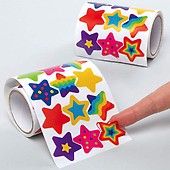 Baker Ross Star Pony Beads for Children's Jewellery Making, Bead Crafts, Collage (Pack of 400)