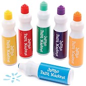 Rainbow Colours Solid Poster Paint Sticks (Pack of 6) Paints