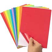 Baker Ross aw961 Foam Sheets Classpack - Pack of 50, Class Pack of Craft Pages for Kids Arts and Craft Activities, Great for