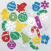 Baker Ross AR195 Cupcake Foam Stickers for Children Creative Art Supplies & Decorations (Pack of 120)