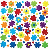 Baker Ross Flower Gem Foam Stickers for Kids' Crafts and Art Projects,  Cards, Party Bags, and Decorations (Pack of 80) : : Kitchen