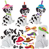 French Bulldog Keyring & Bag Dangler Kits (Pack of 5) Craft Kits