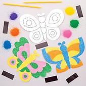 Baker Ross AT406 Pastel Jumbo Paint Pads - Pack of 4, for Kids Finger Painting, Arts and Crafts Projects and Toddler