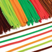 Baker Ross Natural Tones Pipe Cleaners Craft Supplies