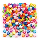 Glitter Pony Beads (Pack of 380) Jewellery Making