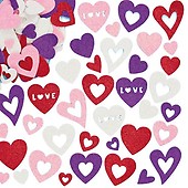3 Colors 300 WILLBOND Foam Heart Stickers Foam Hearts Self Adhesive Stickers Hearts for Valentines Day Mothers Day DIY Crafts Assorted Size 