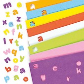 Stick on Letters, Adhesive Backed Felt Letters, Peel and Stick Die Cut  Alphabet, 2 Inch Sticky Capital Letters for Educational Activities 