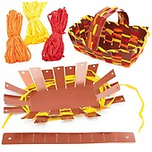 .com: Baker Ross Easter Egg Weaving Kits (Pack of 6) Easter