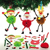 Christmas Elf Pom Pom Decoration Kits