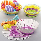.com: Baker Ross Easter Egg Weaving Kits (Pack of 6) Easter