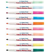 Rainbow Colours Fabric Pens (Pack of 10) Fabric Painting