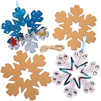 Baker Ross Aw983 Wooden 3D Christmas Trees Kit - Pack Of 5 Festive AR