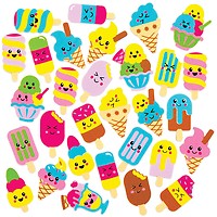 Baker Ross FN044 Italy Foam Stickers - Pack of 150, Italian Stickers