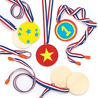 Baker Ross Lot de 6 Puzzles vierges à décorer - Loisirs créatifs pour enfants, 12cmx17cm, blanc