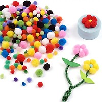 Baker Ross Fils chenille dorés et argentés (Lot de 72) - Matériel créatif pour enfants et adultes