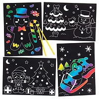 Baker Ross Kits Lanternes Nativité Effet Vitrail - Lot De 4 - Loisirs Créatifs Noël Enfants