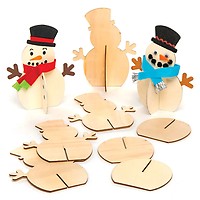 Dès 2 ans : un bonhomme de neige avec les empreintes de pieds des enfants