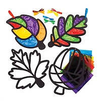 Baker Ross – Décorations Sirènes Effet Vitrail – 15 Pièces, 5 Modèles – Loisir Créatif Enfant