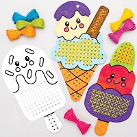 Baker Ross – Kit Déco Cœur 3D En Papier De Soie – Lot De 5 – Saint-Valentin – Dès 3 Ans (Avec Ruban Suspendu)