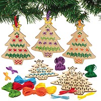 Kit Couture/broderie TOGA – 7 Décorations De Sapin De Noël En Feutrine – NEUF