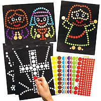 Baker Ross Papier Pastel A4 Lot De 100 Feuilles - Papier Créatif 5 Couleurs Pour Enfants