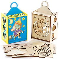 3 Lanternes De Pâques En Bois Baker Ross - Kit Activité Enfant