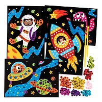 Baker Ross Jeu de marteau et clous (L'unité) - Loisirs créatifs pour enfants, Coloris Assortis, 22 cm